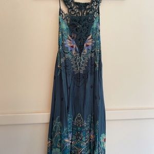 Free People Floral & Lace Dress